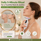 EMS Neck Face Lifter Neck Face Lifting Massager Skin Tighten Device LED Photon Therapy Anti Wrinkle Double Chin Remover 7 Modes