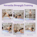 Multifunctional Abdominal Board Resistance Bands Hand Grips Fitness Plate Automatic Rebound Push Ups Stands Pilates Exercise
