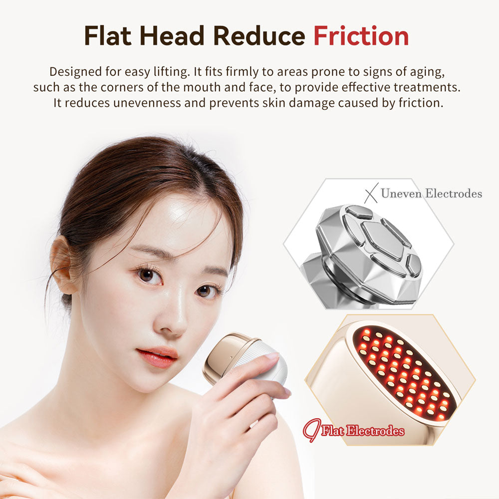 ANLAN Multi-Polar RF Beauty Device Skin Tightening Anti-Aging Wrinkle 3Color LED Skincare 24K Gold Face Radiofrequency Massager