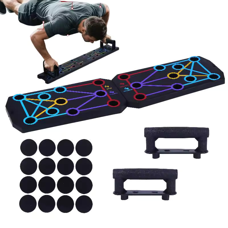 New 1 Set Multifunctional Thicken Push Up Board Fitness Muscle Home Gym Push Up 20 Holes Push Up Stand