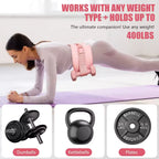 Exercise Hip Thrust Belt - Dumbbell Hip Thrust Belt, Thicken & Widen, Comfortable for Dumbbells,