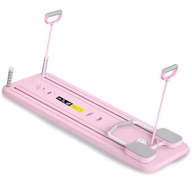 Multifunctional Abdominal Board Resistance Bands Hand Grips Fitness Plate Automatic Rebound Push Ups Stands Pilates Exercise
