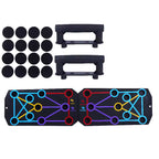 New 1 Set Multifunctional Thicken Push Up Board Fitness Muscle Home Gym Push Up 20 Holes Push Up Stand
