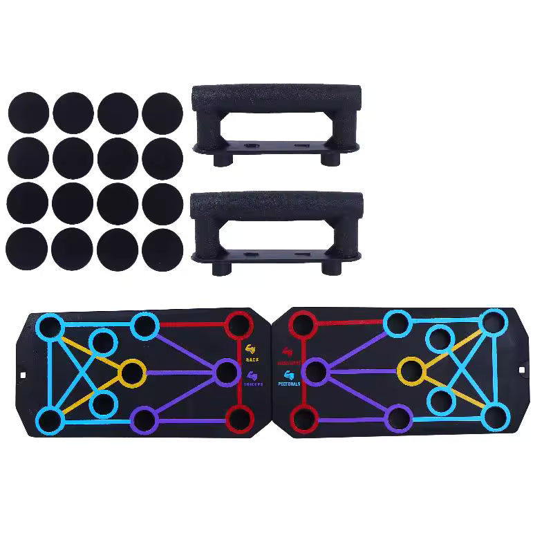 New 1 Set Multifunctional Thicken Push Up Board Fitness Muscle Home Gym Push Up 20 Holes Push Up Stand