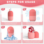 1pc silicone face ice cube mold for Beauty and Skin Care silicon face ice roller