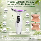 EMS Neck Face Lifter Neck Face Lifting Massager Skin Tighten Device LED Photon Therapy Anti Wrinkle Double Chin Remover 7 Modes
