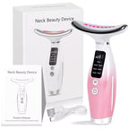 EMS Neck Face Lifter Neck Face Lifting Massager Skin Tighten Device LED Photon Therapy Anti Wrinkle Double Chin Remover 7 Modes